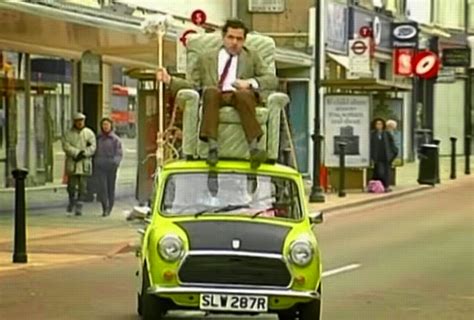 Mrbean Driving On Roof Of Car Best Way To Fun