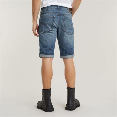 3301 Short Men Medium Blue G Star Raw