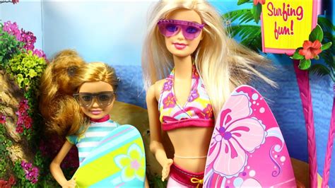 Surfing Barbie And Stacie Doll Серфинг Барби и Стейси Barbie Sisters Барби сестры Cbr15