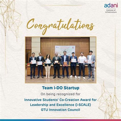 Congratulations Team I Do Startup On Being Awarded For Innovative