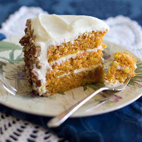 The method for this carrot cake recipe could not be simpler! Gingered Carrot Cake - Paula Deen Magazine