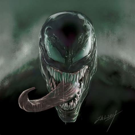 Venom By Zal Artworks Artwork Monster Characters Comic Art