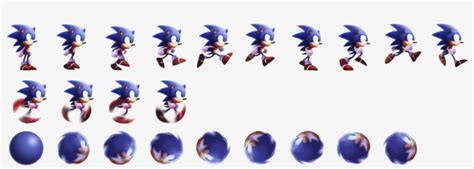 Sonic Hd Sprite By Moongrape Sprite Game 2d Png 1024x352 Png