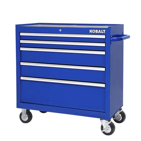 Kobalt 2000 Series 26 In W X H 5 Drawer Steel Tool Chest Blue At