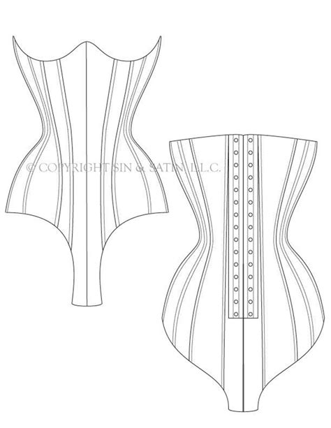 Printable Underbust Corset Pattern Printable Word Searches