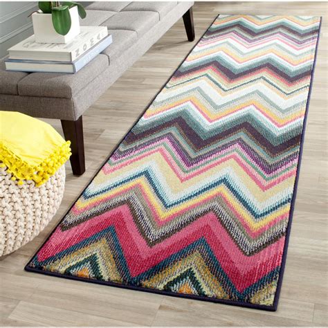 Safavieh Monaco Multi 2 Ft X 12 Ft Runner Rug Mnc234f 212 The Home