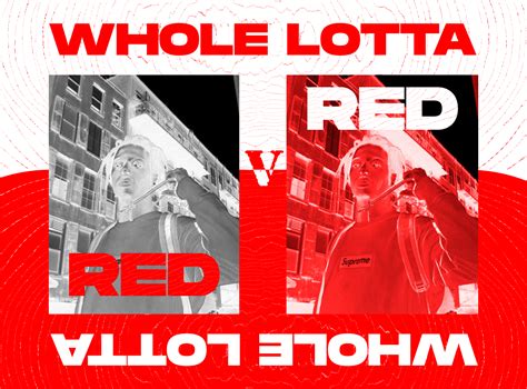 Whole Lotta Red Poster By Oldizayoi On Dribbble