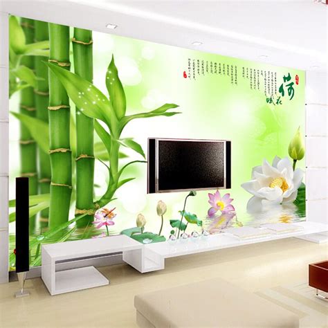 Large Mural Custom Wall Paper The Living Room Tv Backdrop Stereoscopic