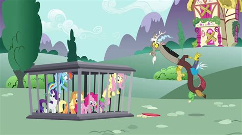 Image Discord Imprisons Twilights Friends S4e26png My Little Pony