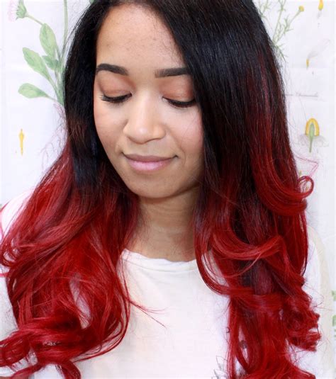 22 Fiery Red Ombre Hair Color Ideas