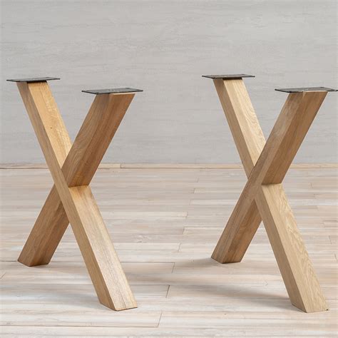 Table Legs 100 Oak And Metal Buy Table Legs Mbs Wood