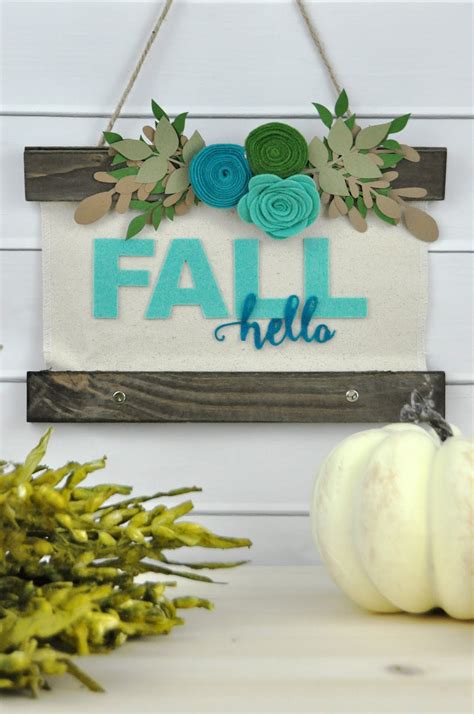 How To Design A Felt Autumn Sign Jen Gallacher