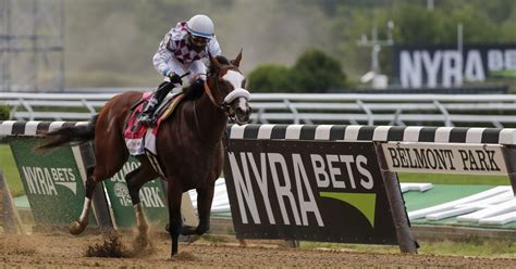 Ny Bred Tiz The Law Wins Barren Belmont Stakes