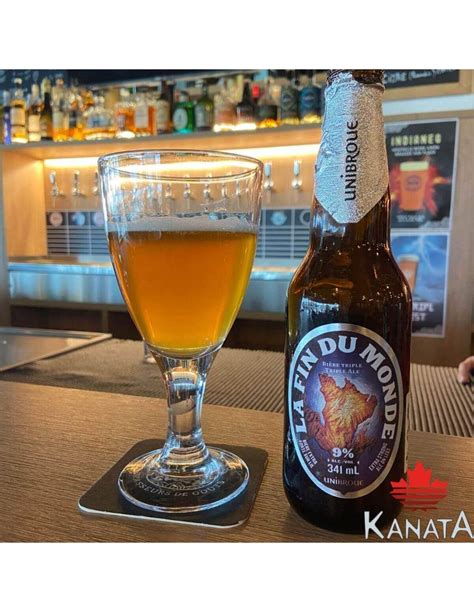 Bière Fin Du Monde Unibroue 341 Ml Bières Québécoises Kanata