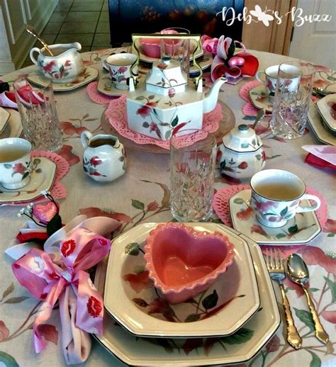A Valentines Day Tea Party With Friends Debbees Buzz
