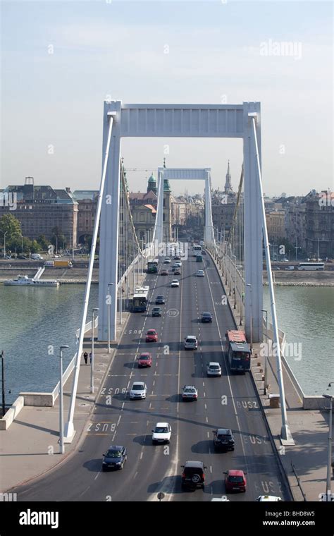 St Margaret Bridge Over Danube River In Budapest Stock Photo Alamy