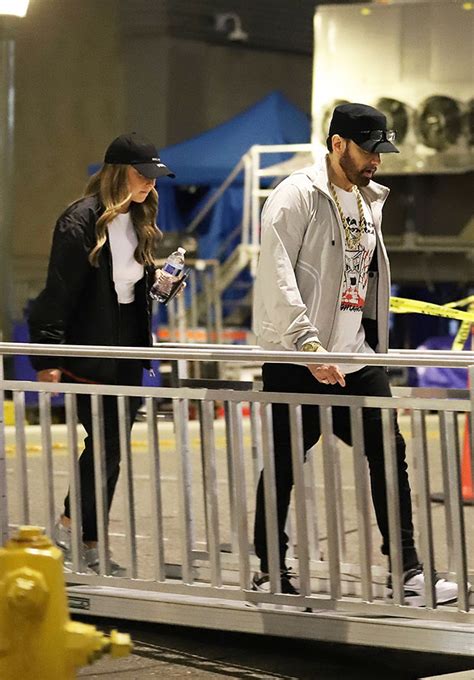 Eminem And Daughter Hailie Jade At Rock Roll Hall Of Fame Rehearsals