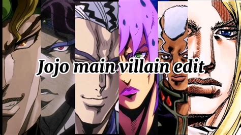 Jojo Main Villain Edits Youtube