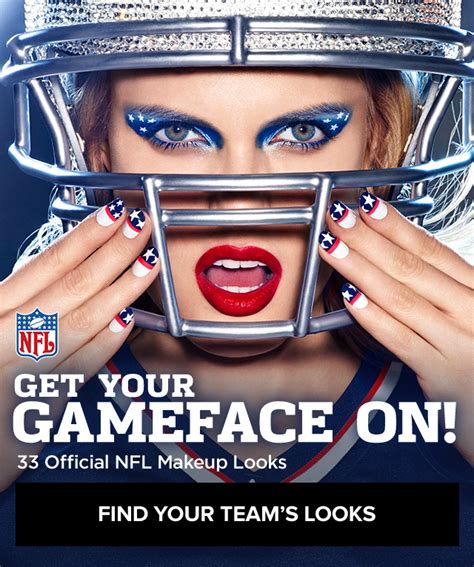 Covergirl Nfl Gameface Dallas Cowboys Makeup Game Face Model Face