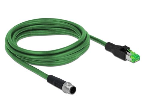 Delock Products 85439 Delock Network Cable M12 4 Pin D Coded To Rj45