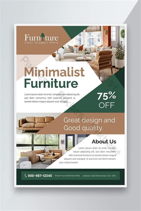 Furniture Company Flyer Or Poster Eps Free Download Pikbest