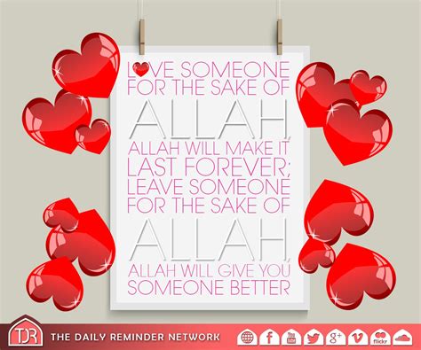 Love Someone For The Sake Of Allah Allah Will Make It Last Forever