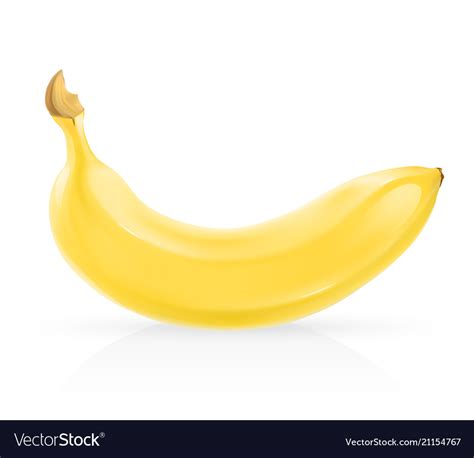 Realistic Banana Royalty Free Vector Image Vectorstock