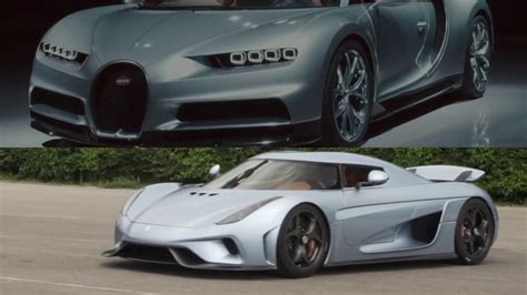 Bugatti Chiron Vs Koenigsegg Regera Zwei Traumwagen Im Vergleich Youtube