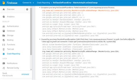 Android Firebase Weird Error Java Lang Classnotfoundexception Not