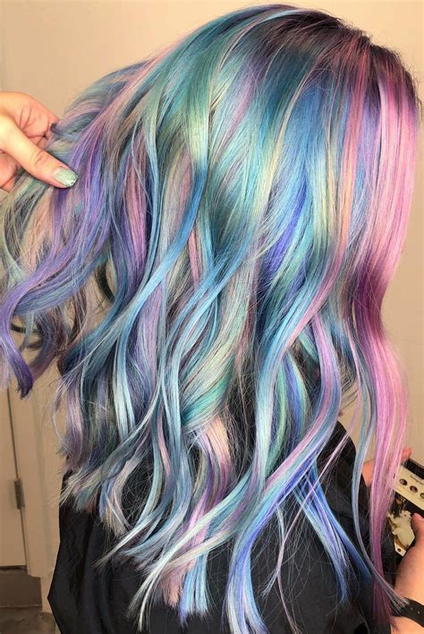 Mermaid Hair Dyed Hair Pastel Hair Color Pastel Bright Hair Hair