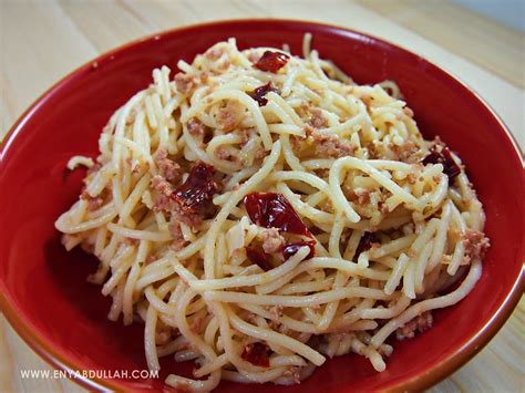Resep membuat pasta udang aglio olio. Agli Olio Beef | EnyAbdullah.Com