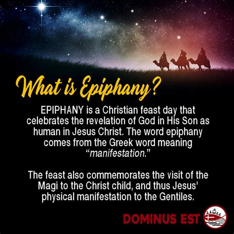 Dominus Est What Is Epiphany Three Kings Magi Or Wise
