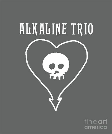 Alkaline Trio Classic Heart Official Merch Tapestry Textile By Summer