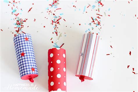 Diy Confetti Poppers For 4th Of July Happiness Is Homemade