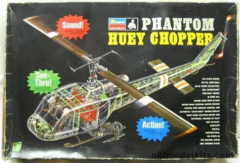 Monogram 124 Phantom Huey Uh 1b Chopper Motorized With Sound Pa226