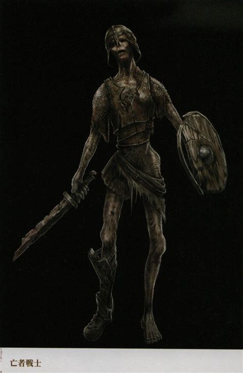 Dark Souls Concept Art Undead Warrior Concept Art Dark