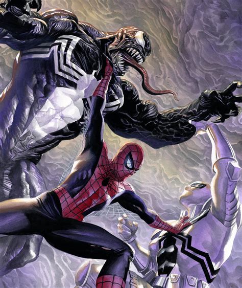 Download Venom Spiderman Anti Venom Battle Wallpaper