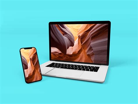 Iphone Mockup Smartphone And Laptop Mockup Design Free Psd By Imran