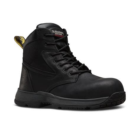 Dr Martens Corvid Composite Toe Cap Metal Free Leather Safety Black