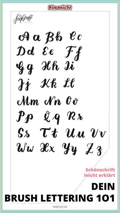 Weitere ideen zu buchstaben schablone, buchstaben, buchstabenschablonen. Lettering Alphabet Brush Pen - Letter