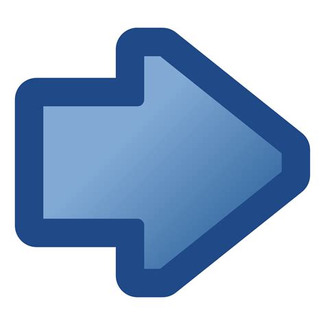 Clipart Icon Arrow Right Blue Clipart Best Clipart Best