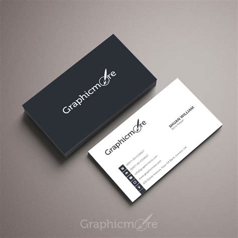 Use our business card maker to choose a design that reflects your personal self as well as your business. Simple & Corporate Business Card Template Design Free PSD File