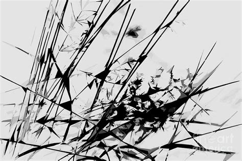 Strike Out Black And White Abstract Photograph By Natalie
