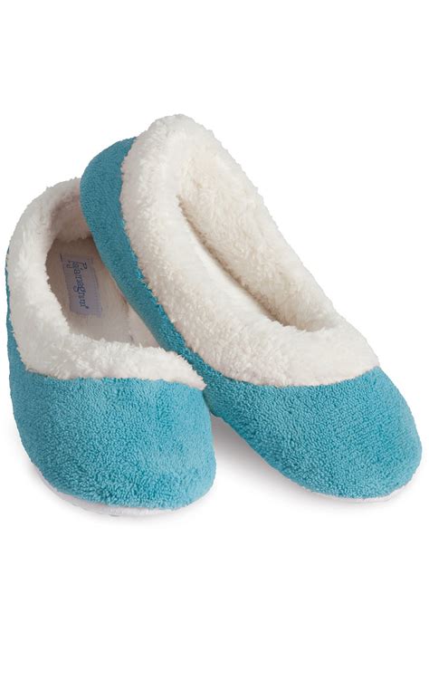 Worlds Softest Slippers Teal In Worlds Softest Womens Pajamas