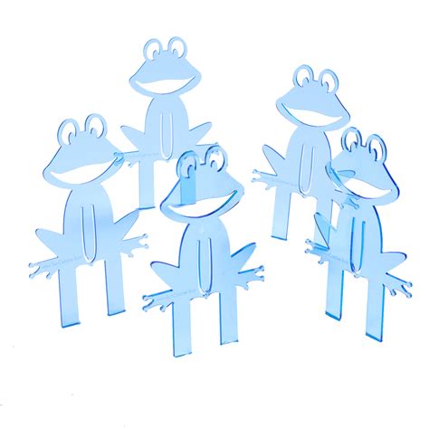 Garden Décor Ornament Stakes Set Of 5 Happy Frogs Plentyshop Lts