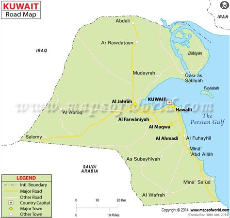 Kuwait Road Map