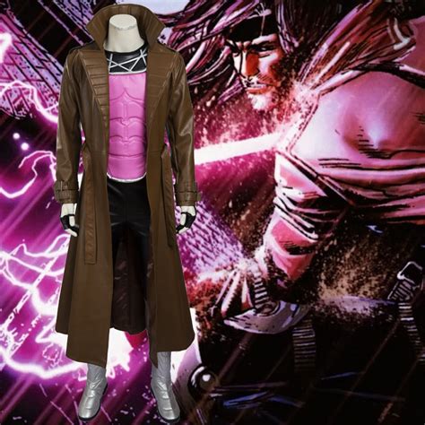 Déguisement X Hommes Gambit Costume Carnaval Cosplay Halloween Outfit
