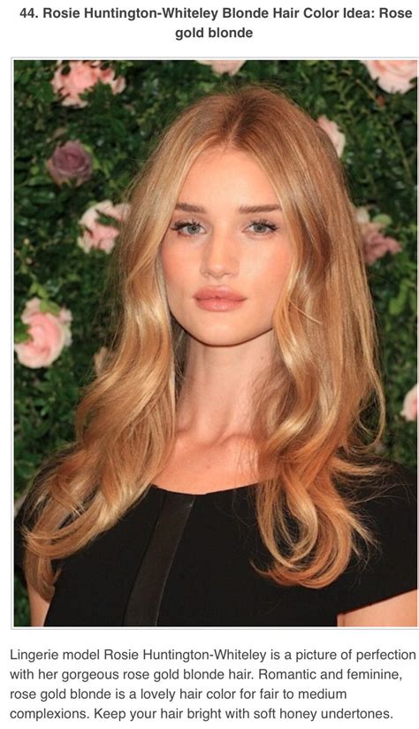 Maybe you would like to learn more about one of these? Love this rose gold blonde color! | Strawberry blonde hair ...