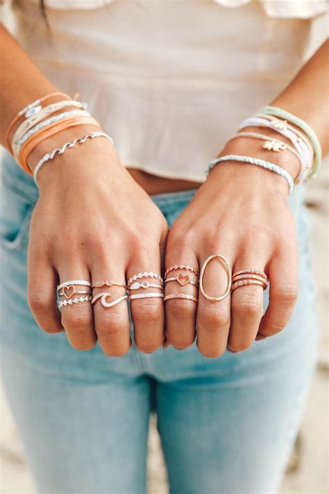 These Spring Rings 💕 🌻 Puravidabracelets Spring Rings Silver Gold