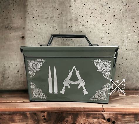 Tooled 2a Ammo Can Personalized Ammo Can Custom Ammo Can Etsy